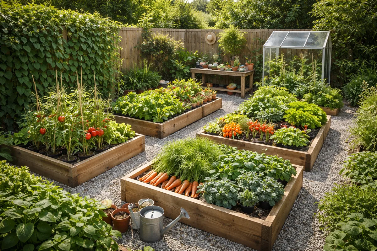 Comment aménager un jardin potager sur une surface de 20 m²