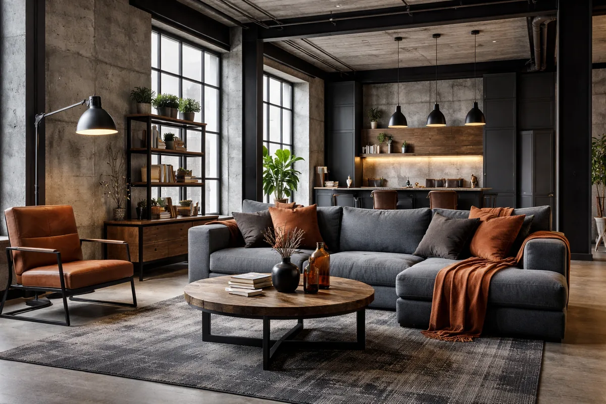 Comment choisir des couleurs pour une décoration intérieure industrielle élégante