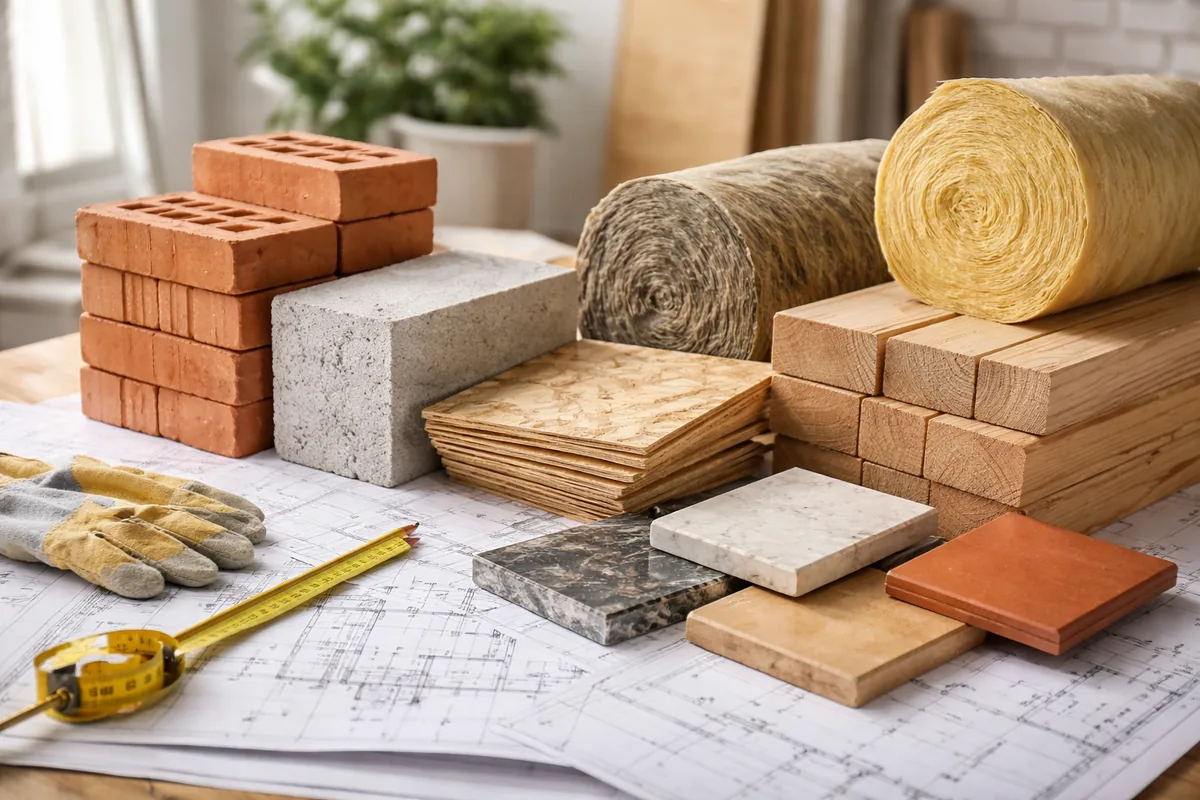 Les astuces pour choisir les bons matériaux de construction