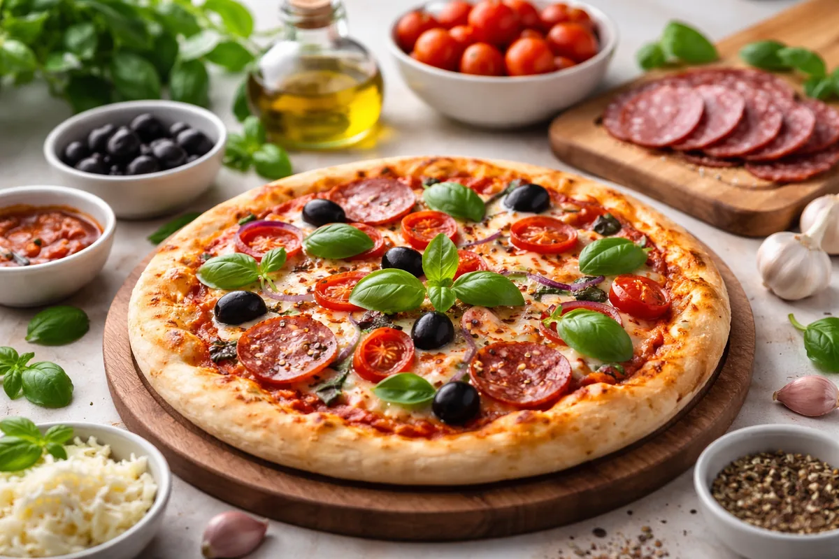 Quelle est la meilleure façon de garnir une pizza maison savoureuse ?
