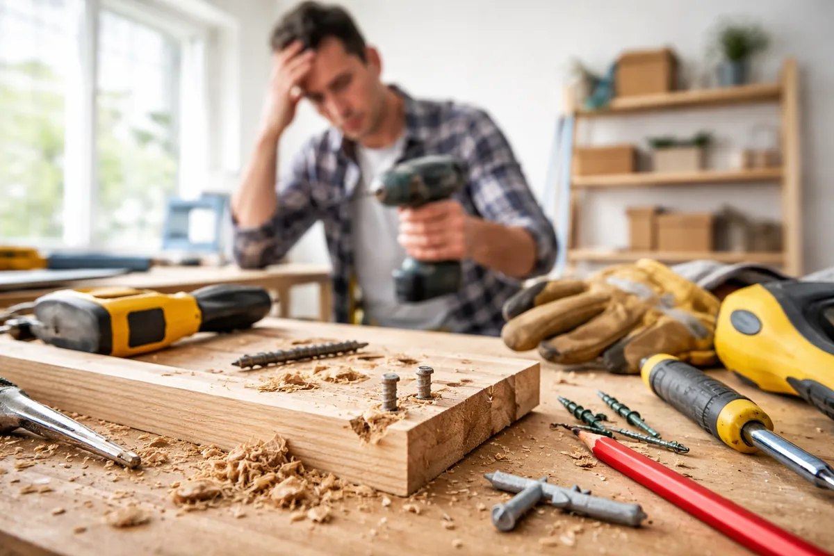 Les erreurs courantes à éviter lors de vos projets de bricolage