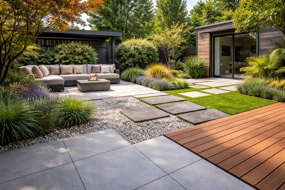 Quel revêtement de sol choisir pour un jardin style contemporain