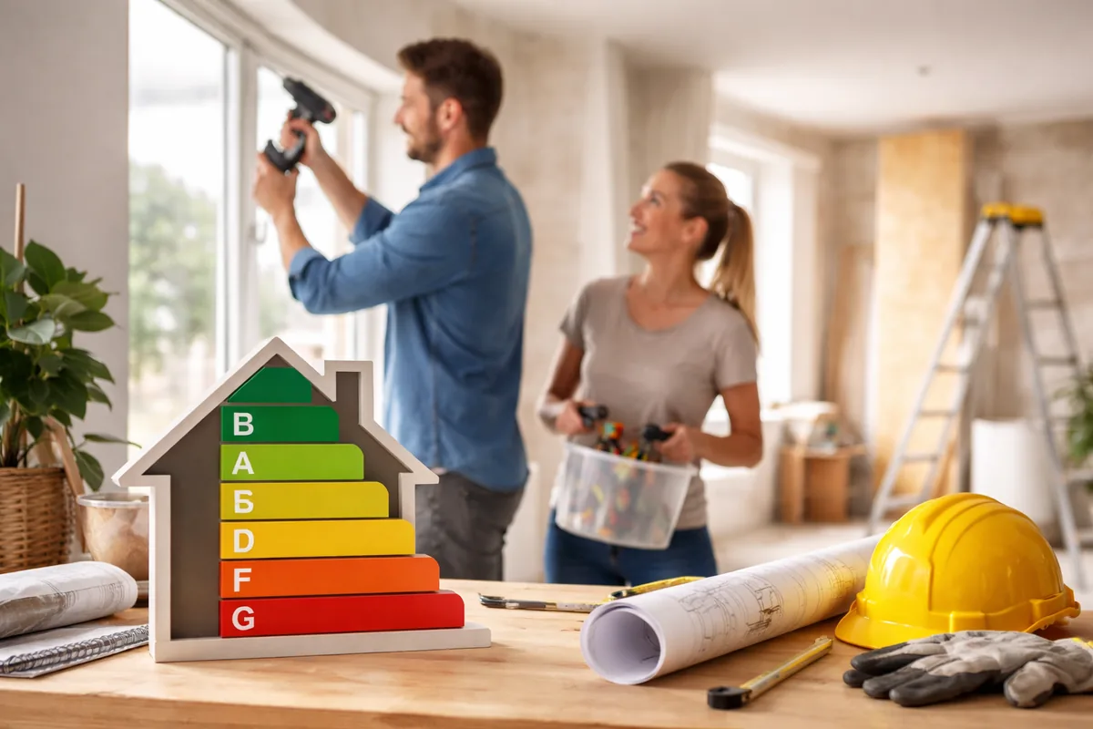 Comment réussir la rénovation de sa maison pour améliorer son immatriculation énergétique